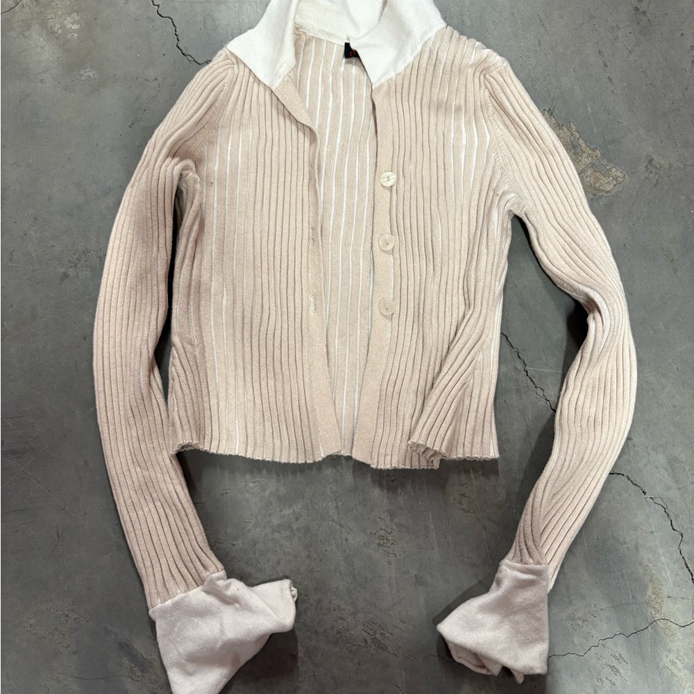 dELiA*s Cream Ribbed Cardigan